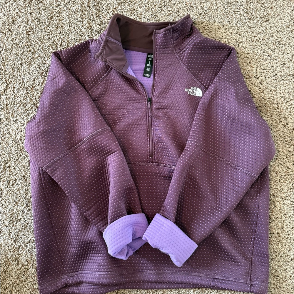 The North Face Plum Textured Pullover
